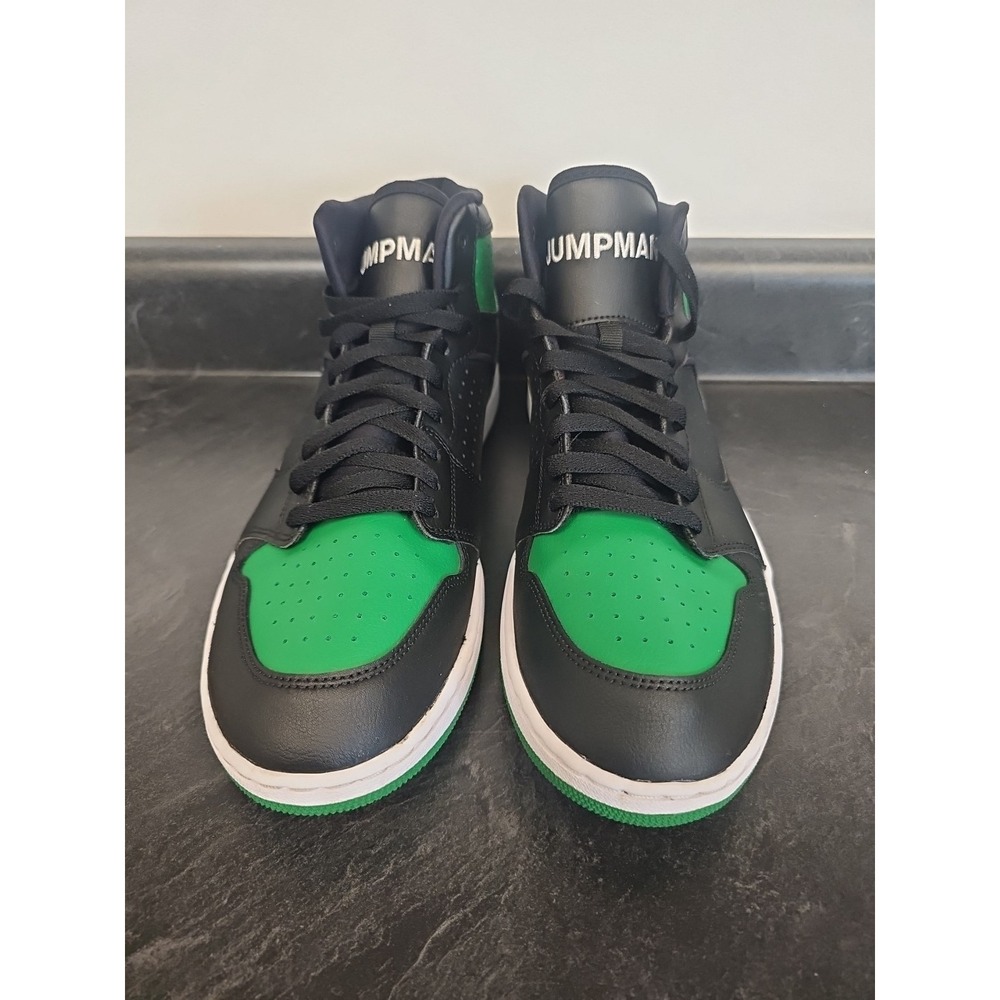Nike Air Jordan Access Black/Aloe Verde Green/White AR3762-013 sz 11 SHARP